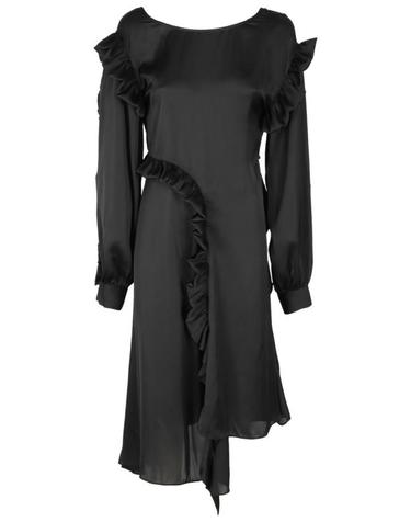 [해외직구] 23SS 리메인 비르게 크리스텐센 미디 원피스 RM2206 Black