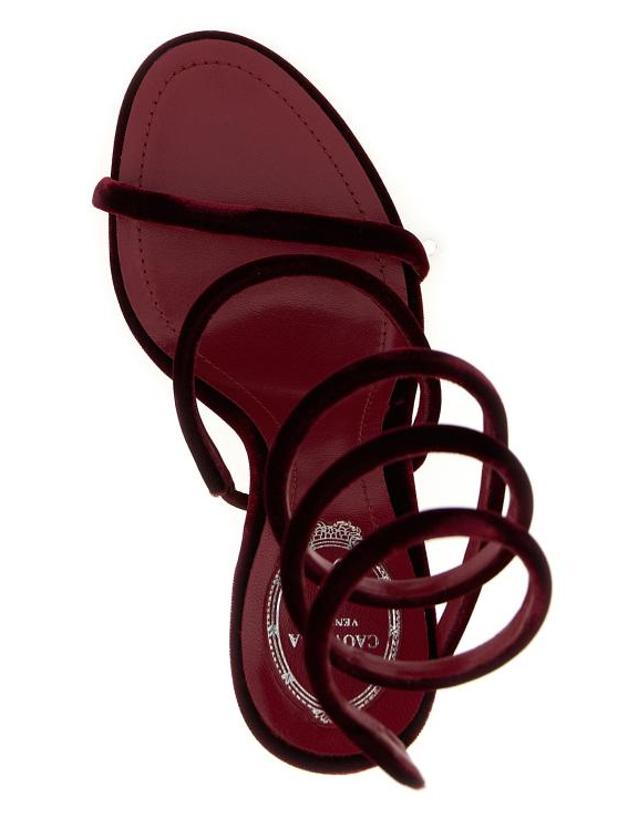 르네 카비올라 [해외직구] 르네 카오빌라 힐 펌프스 LDC12478105VL013063 BURGUNDY 착용컷