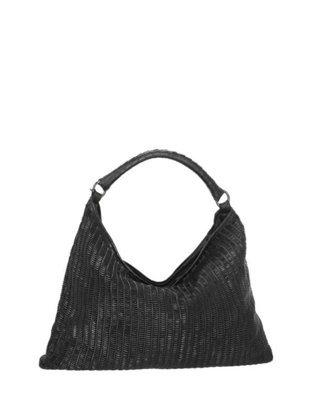 렙틸하우스 [해외직구] 26FW 렙틸하우스 숄더백 H354 LUNENERO NERO Black 착용컷