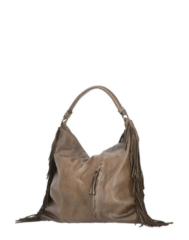 렙틸하우스 [해외직구] 26FW 렙틸하우스 숄더백 H411VASIA DEGRADECORDA DARK Brown 착용컷