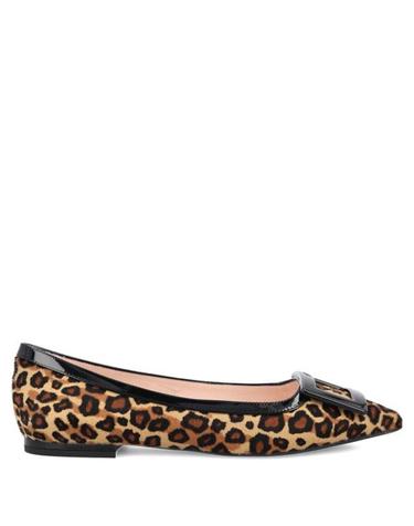 [해외직구] 25FW 로저비비에 고메틴 발레리나 플랫 RVW57537410 URU0T69 LEOPARD PRINT