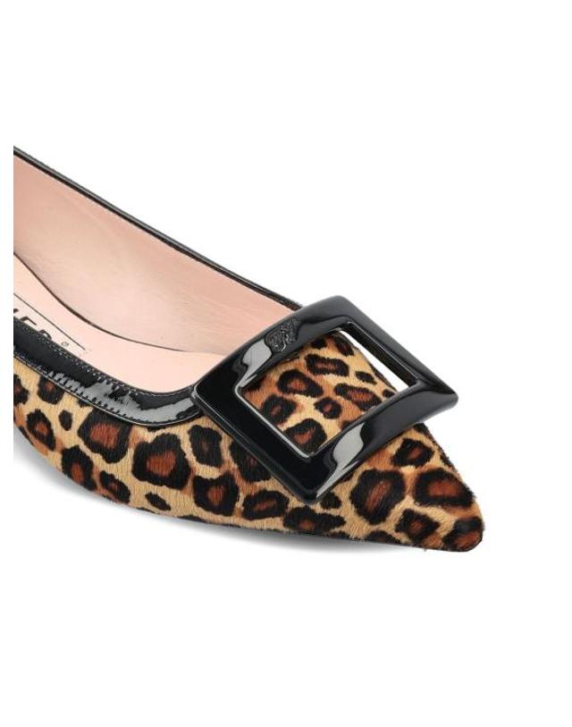 로저 비비에 [해외직구] 25FW 로저비비에 고메틴 발레리나 플랫 RVW57537410 URU0T69 LEOPARD PRINT 착용컷