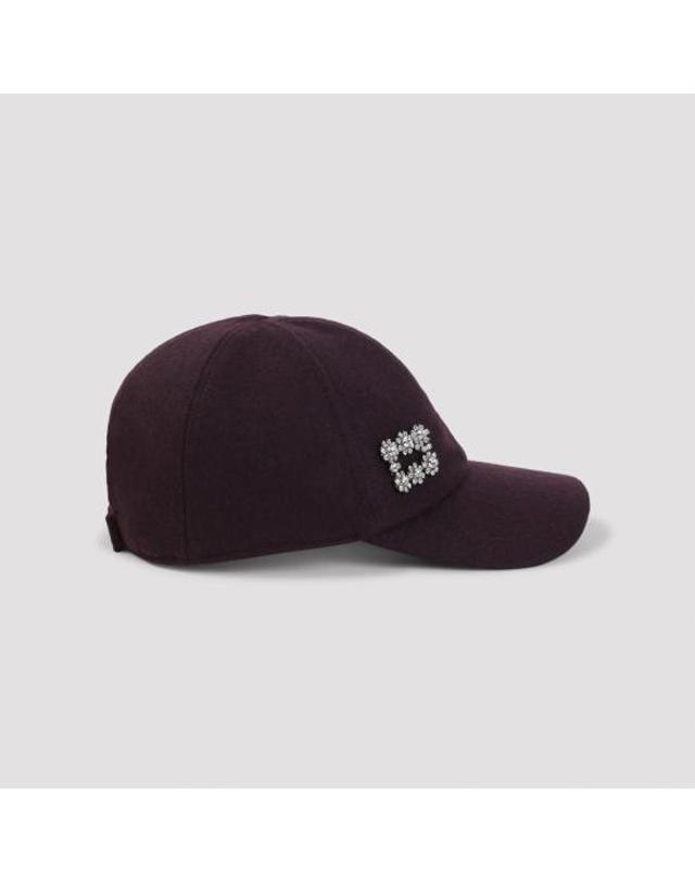 로저 비비에 [해외직구] 26FW 로저비비에 모자 RQWH0202104UO4 R801 RED 착용컷