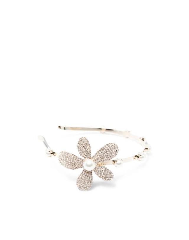 로산티카 [해외직구] 26FW 로산티카 헤어 액세서리 17856 HD DELIA CRYST GOLD WHITE 착용컷