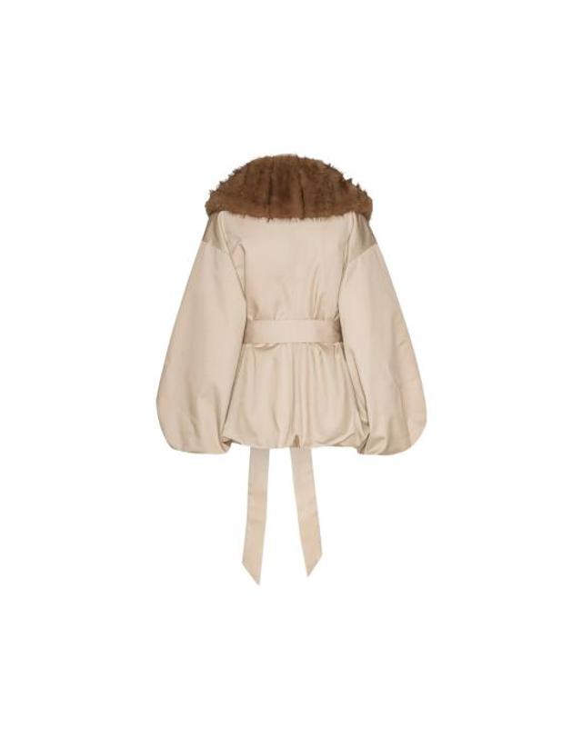 로테이트 [해외직구] 26FW 로테이트 무스탕 115145532 FAUX FUR 532 NEUTRALS BROWN 착용컷