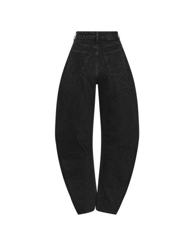 로테이트 [해외직구] 26FW 로테이트 데님 팬츠 116530D04 BCR2239D04 BLACK DENIM 착용컷