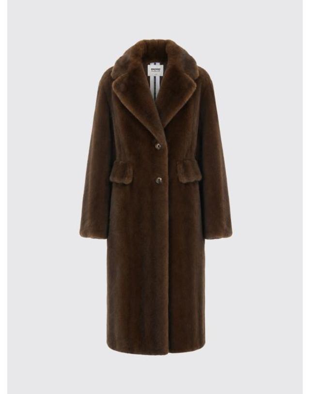 스워드 [해외직구] 26FW 스워드 코트 9108 DEMI Brown 착용컷