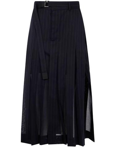 [해외직구] 25SS 사카이 롱 스커트 2507757 001 BLACK