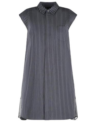[해외직구] 26SS 사카이 숏 원피스 26 08482222 Navy