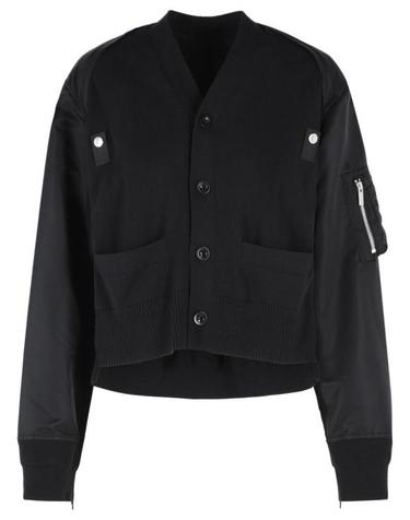 [해외직구] 26FW 사카이 가디건 26 08586 001 Black