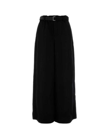 [해외직구] 24FW 사카이 팔라초 팬츠 2407336 001 BLACK