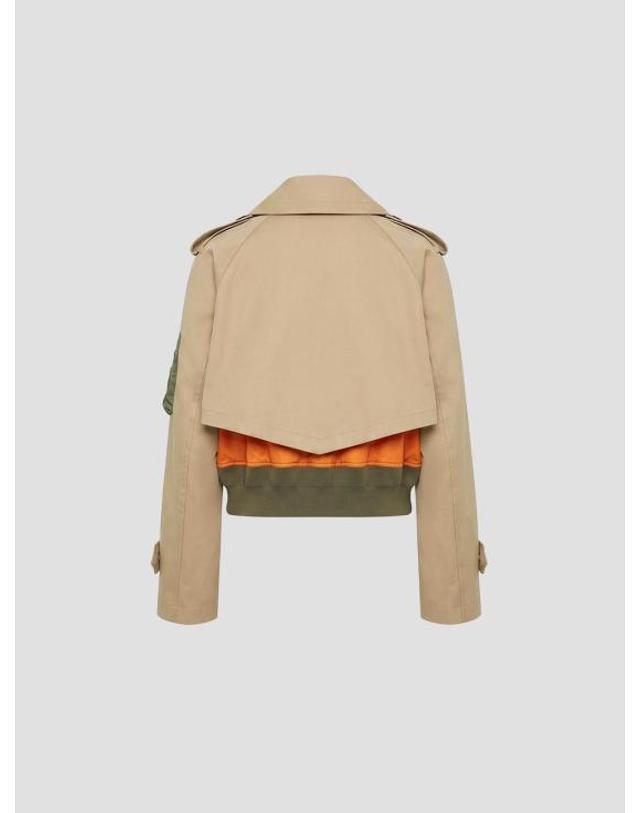 사카이 [해외직구] 26FW 사카이 자켓 SCW319 651 BEIGE 착용컷