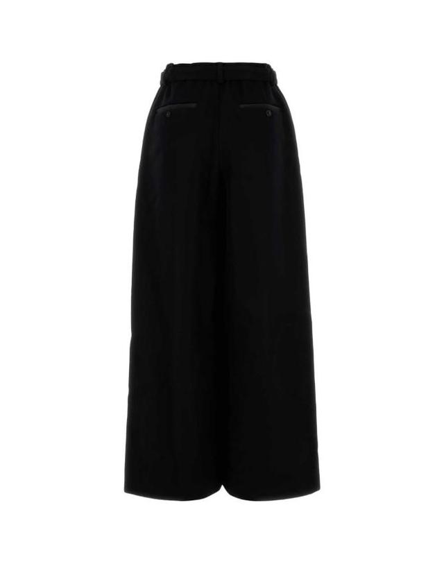 사카이 [해외직구] 24FW 사카이 팔라초 팬츠 2407336 001 BLACK 착용컷