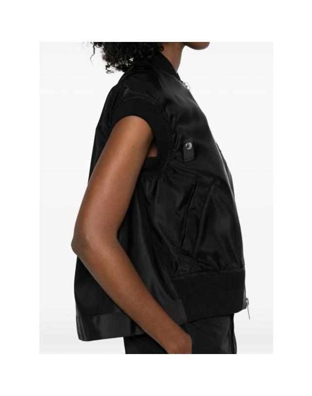 사카이 [해외직구] 26FW 사카이 베스트 SCW 303 001 BLACK 착용컷