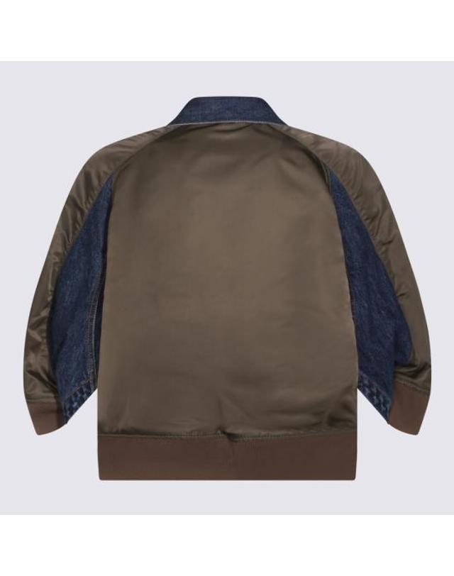 사카이 [해외직구] 26SS 사카이 봄버 자켓 2608312 435 BLUE KHAKI 착용컷