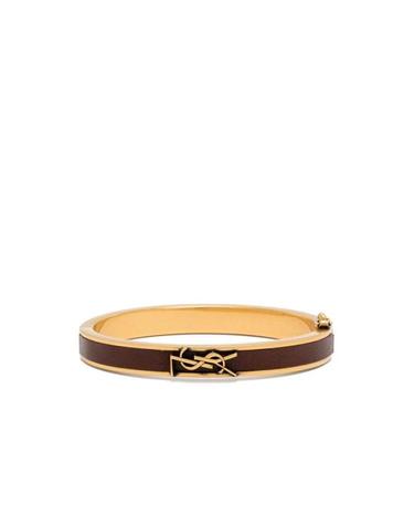 [해외직구] 24FW 생로랑 팔찌 711615 AAD6I 2944 GOLD BROWN