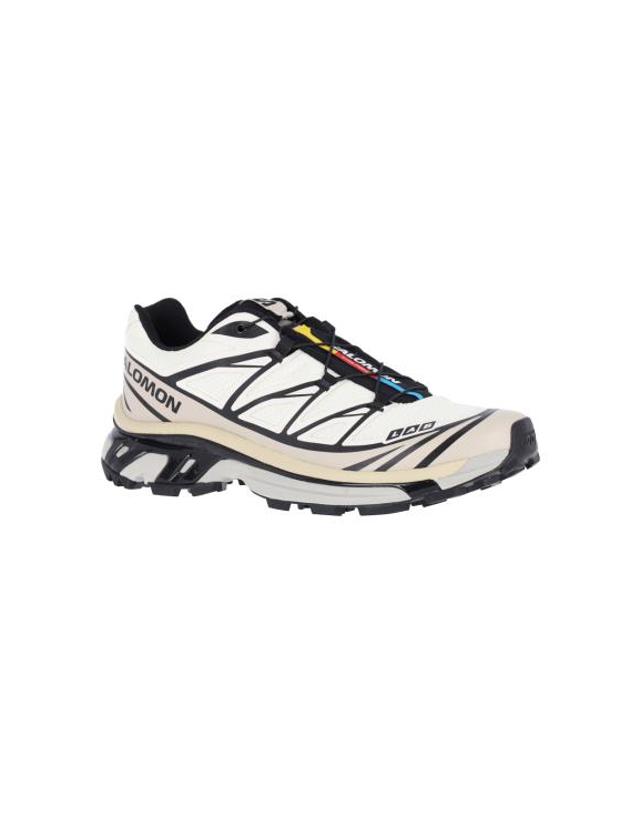 살로몬 [해외직구] 26FW 살로몬 XT 6 스니커즈 L49211300 VANILLA ICE BLACK SILVER CLOUD White 착용컷