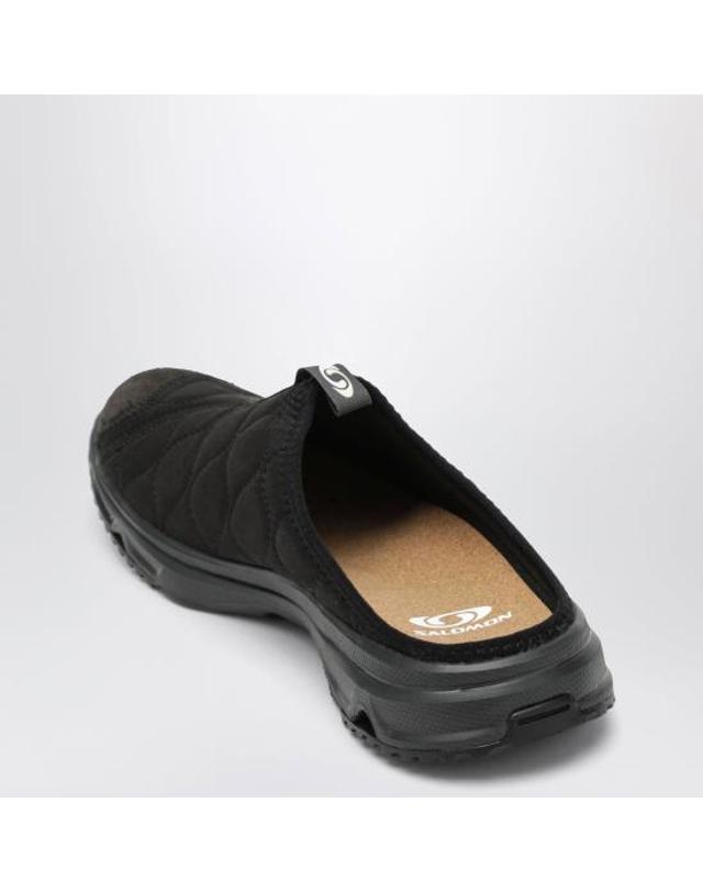 살로몬 [해외직구] 26FW 살로몬 뮬 슬리퍼 L45475800DPL Black 착용컷