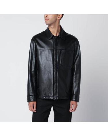 [해외직구] 25FW 살바토레 산토로 가죽 자켓 49586LE Black
