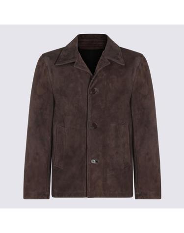 [해외직구] 26FW 살바토레 산토로 가죽 자켓 51692 CAYDARK BROWN