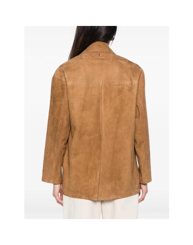 살바토레 산토로 [해외직구] 26SS 살바토레 산토로 가죽 자켓 50157 D TIMBE NEUTRALS 착용컷