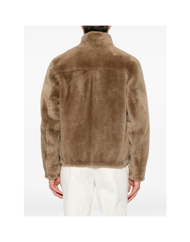 살바토레 산토로 [해외직구] 26FW 살바토레 산토로 무스탕 51529 U CAMEL BROWN 착용컷