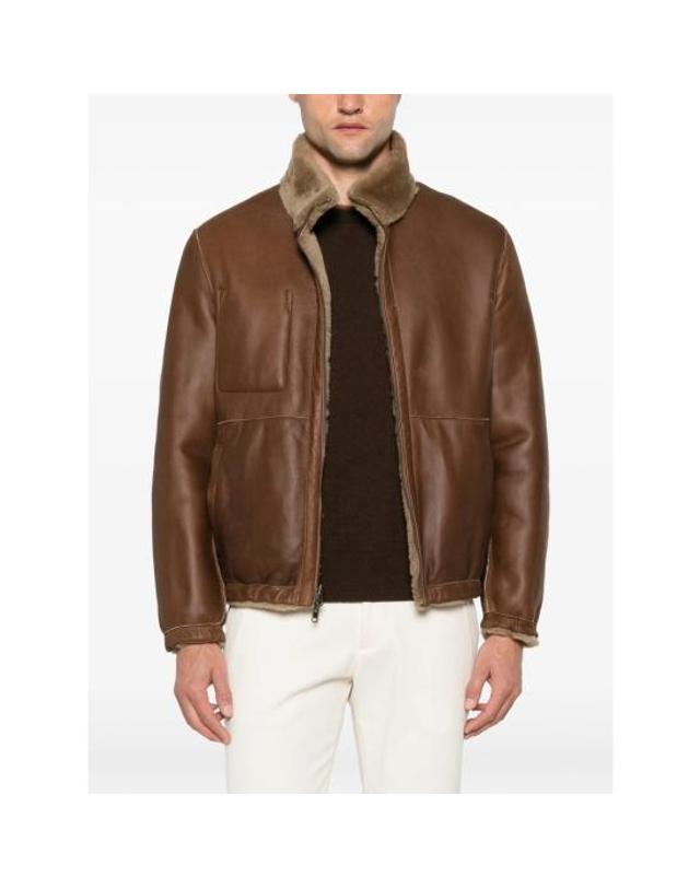 살바토레 산토로 [해외직구] 26FW 살바토레 산토로 무스탕 51529 U CAMEL BROWN 착용컷