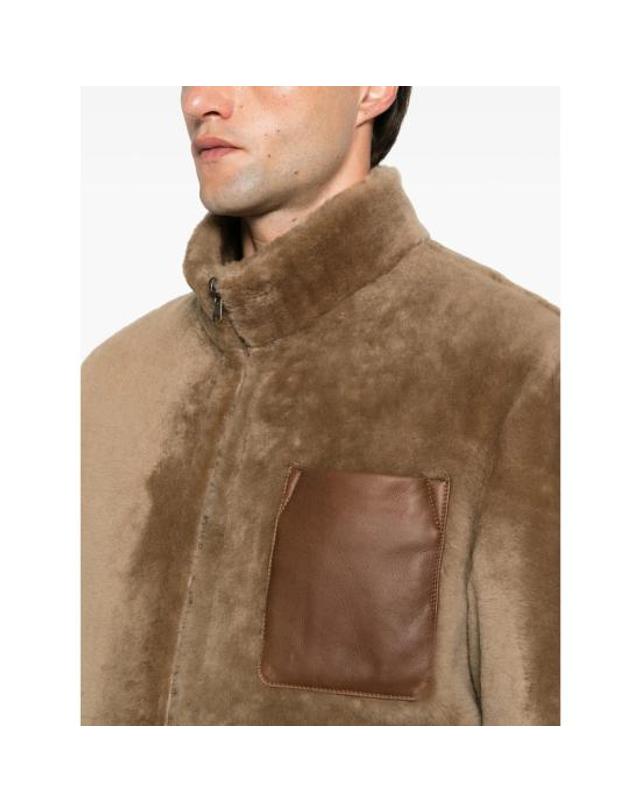 살바토레 산토로 [해외직구] 26FW 살바토레 산토로 무스탕 51529 U CAMEL BROWN 착용컷