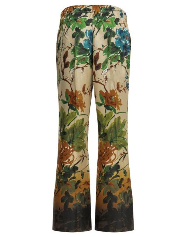 사만다성 [해외직구] 26SS 사만다 성 팔라초 팬츠 PIGIAMA PANTORIENTAL FLOWER OMBRECAMEL Beige 착용컷