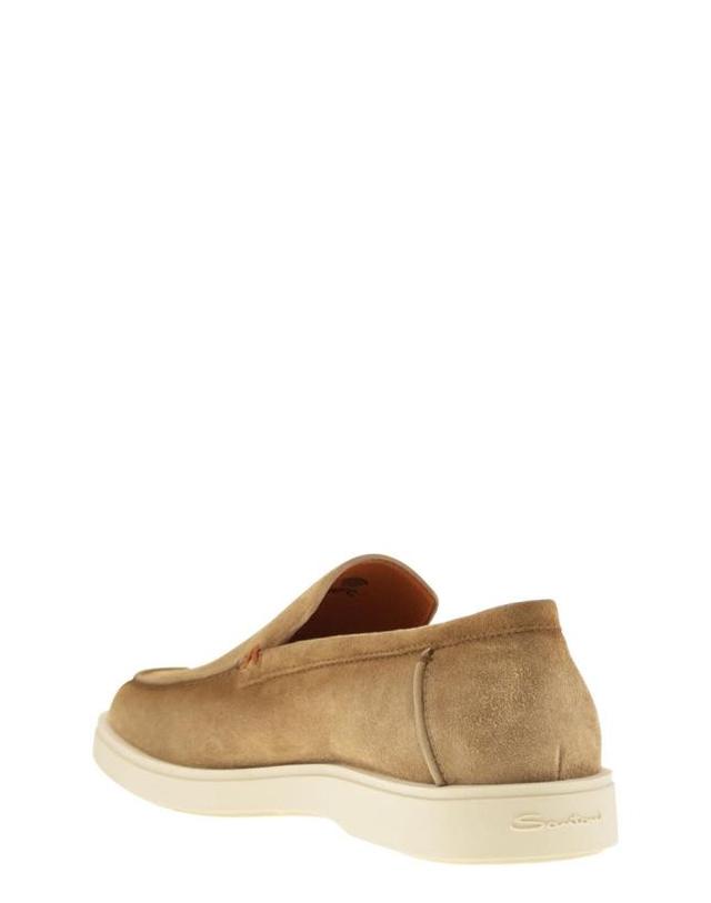 산토니 [해외직구] 24FW 산토니 로퍼 MGDT17824TICBGEX C30 BEIGE 착용컷