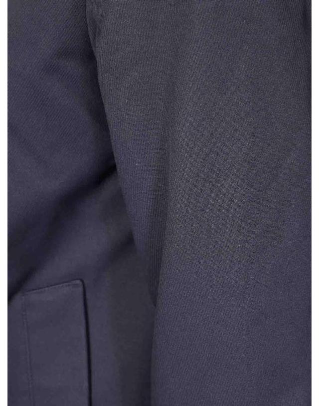 세이브더덕 [해외직구] 25FW 세이브더덕 패딩 D42431WWULY2190010 Blue 착용컷