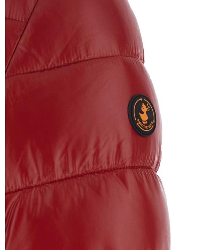 세이브더덕 [해외직구] 26FW 세이브더덕 패딩 D31470WLOVE2370040 Red 착용컷