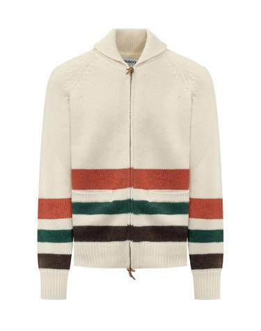 [해외직구] 26FW 세바고 스웨터 77123QW A0K WHITE NATURAL BROWN GREEN