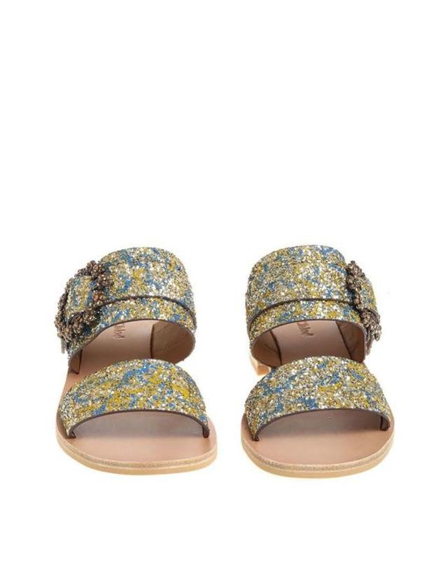 씨 바이 끌로에 [해외직구] 18SS 씨바이클로에 뮬 슬리퍼 SB30122024 Multicolour 착용컷