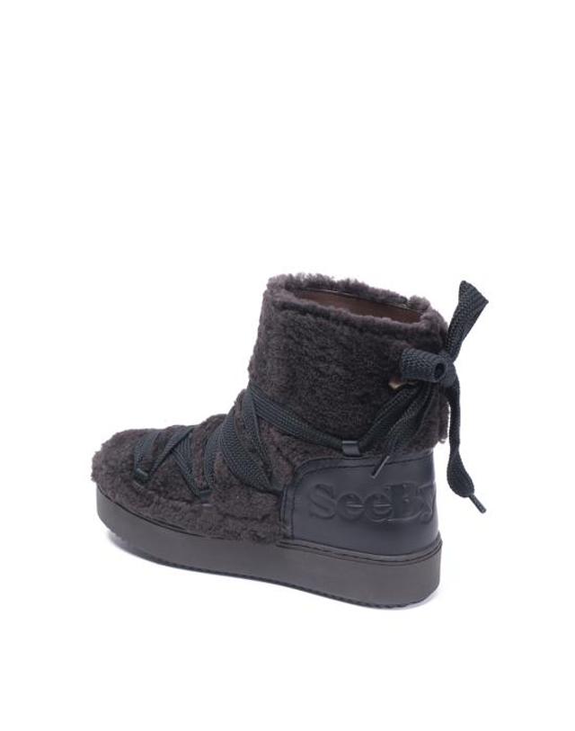 씨 바이 끌로에 [해외직구] 22FW 씨바이클로에 부츠 SB38281A 501 dark brown MARRONE 착용컷