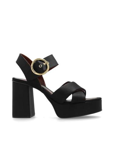 [해외직구] 24FW 씨바이클로에 샌들 SB36033C black satin NERO