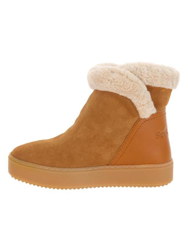 씨 바이 끌로에 [해외직구] 24FW 씨바이클로에 줄리엣 앵클 부츠 SB41085A 18190 NATURALE 착용컷