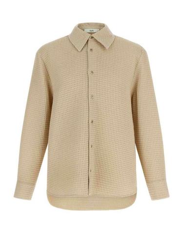 [해외직구] 25FW 세퍼 긴팔 셔츠 MFW25OSEARYIVORYWAFFLE Beige