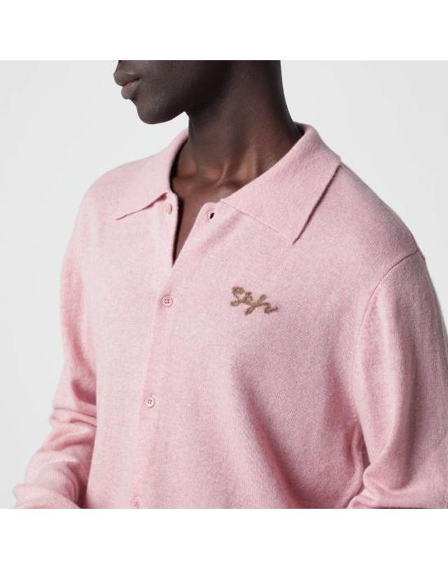 세퍼 [해외직구] 26FW 세퍼 긴팔 티셔츠 MFW26KNITTEDWO Pink 착용컷
