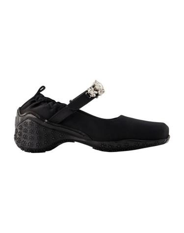 [해외직구] 26FW 시몬로샤 플랫 슈즈 BBT1TB0755BLACKBLACKPEARLCLEAR