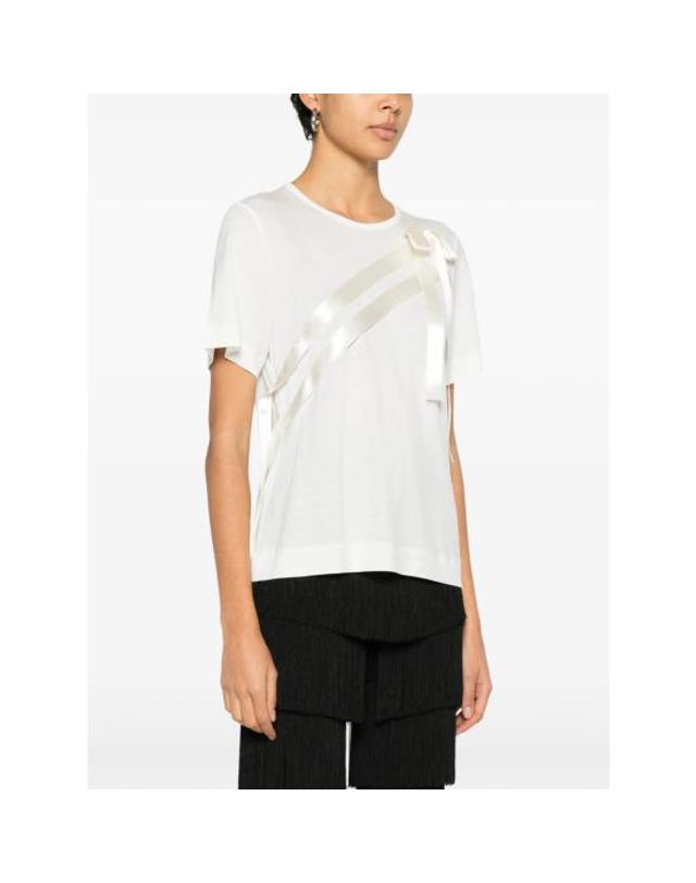 시몬로샤 [해외직구] 26SS 시몬로샤 반팔 티셔츠 5453 0571 IVORY WHITE 착용컷