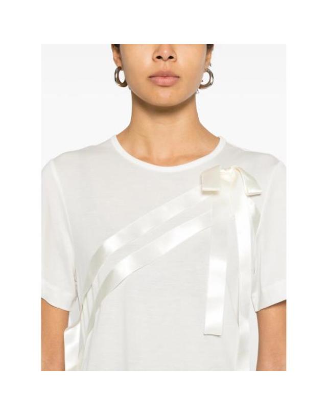 시몬로샤 [해외직구] 26SS 시몬로샤 반팔 티셔츠 5453 0571 IVORY WHITE 착용컷