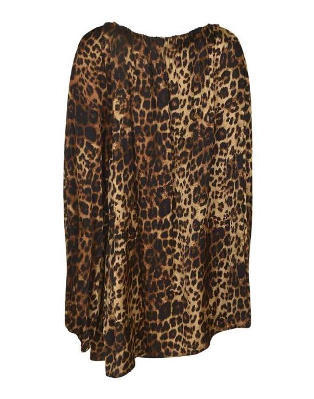 시모네따 [해외직구] 25SS 시모네타 숏 원피스 S05DS103T90243 Animal Print 착용컷