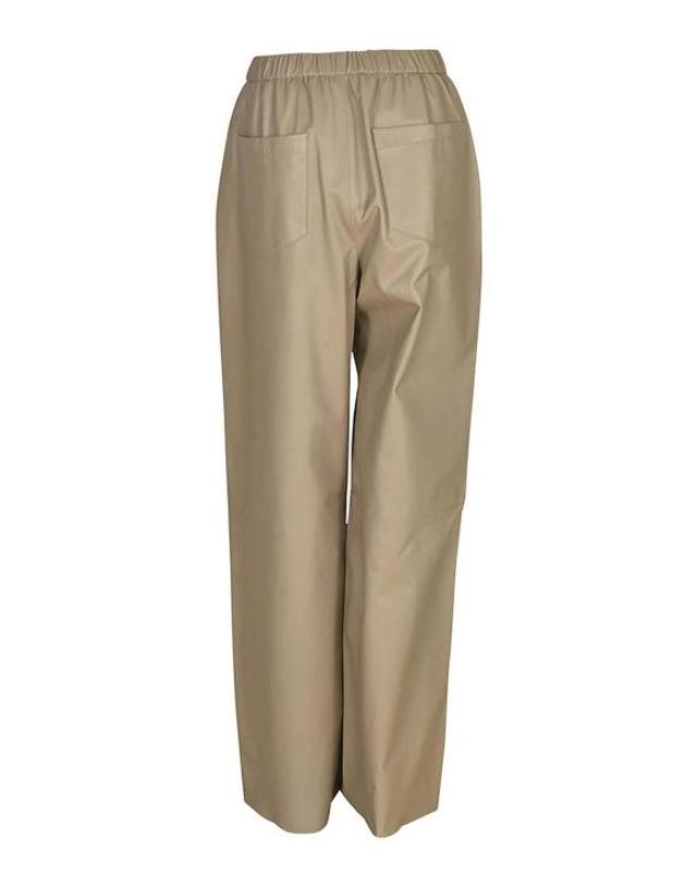 시모네따 [해외직구] 24FW 시모네타 팔라초 팬츠 F04PS53L1261 Brown 착용컷