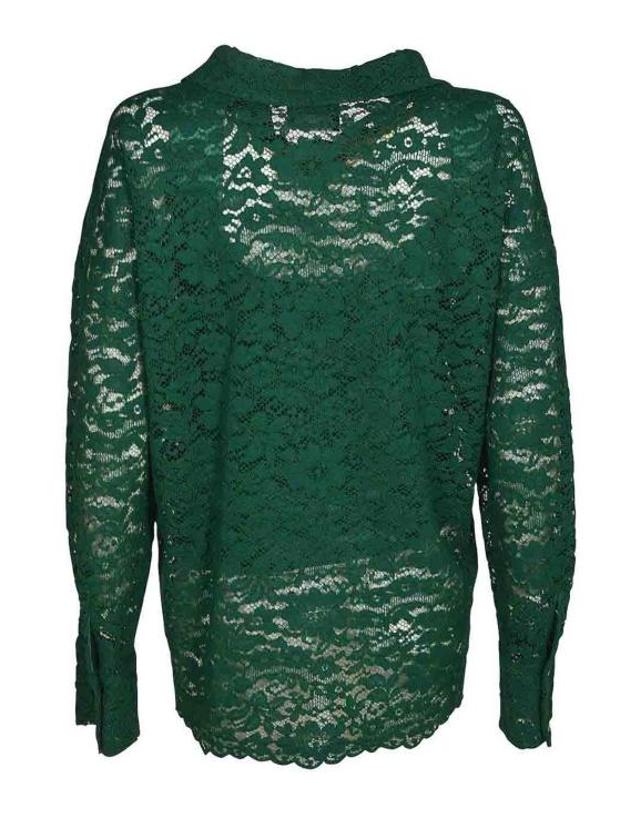 시모네따 [해외직구] 26SS 시모네타 블라우스 S06SH97T117SMERALDO385 DARK GREEN 착용컷