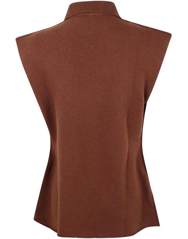 소프다호르 [해외직구] 25FW 소피 드후레 베스트 MAYYCOM CHESTNUT BROWN 착용컷
