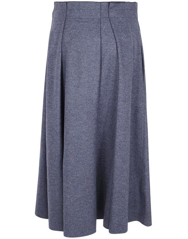 소프다호르 [해외직구] 26FW 소피 드후레 스커트 W26SAVYWOOLT02 WOVEN GREY 착용컷
