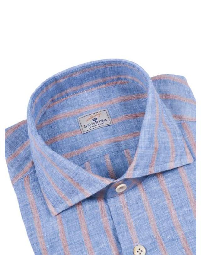 손리사 [해외직구] 26SS 손리사 긴팔 셔츠 B438 01 L2 BT Blue 착용컷