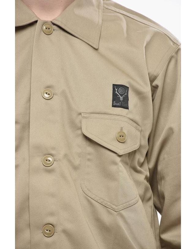 사우스 웨스트 [해외직구] 사우스투웨스트에잇 긴팔 셔츠 OT517A KHAKI Beige 착용컷