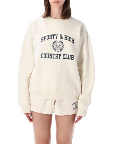 [해외직구] 26SS 스포티앤리치 스웨터 ST09876218WH37 3911 ECRU NAVY